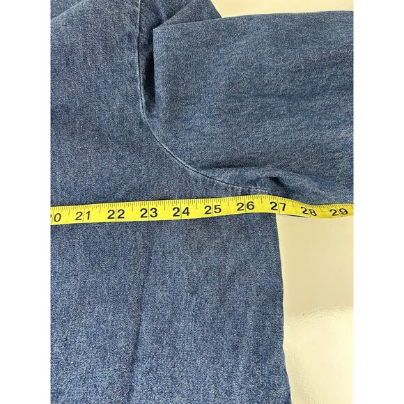 Mountain Lake Women’s Embroidered Denim Shirt Jacket Pattern Sz 2X Cottage Artsy - Picture 13 of 14